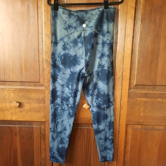 Threads 4 Thought ReActive navy blue gray tie dye maternity leggings size large - Picture 7 of 12